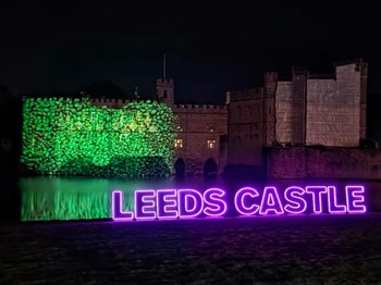 Leeds Castle Light Trail